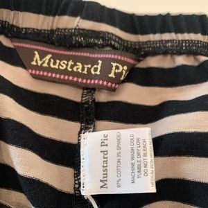 Mustard Pie Dress and Ruffle Legging Set Size 10